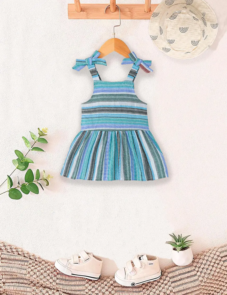 Girls Tie Strap Dress Sewing Pattern 2