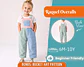 Kids Color Block Overalls Sewing Pattern - thumbnail 1
