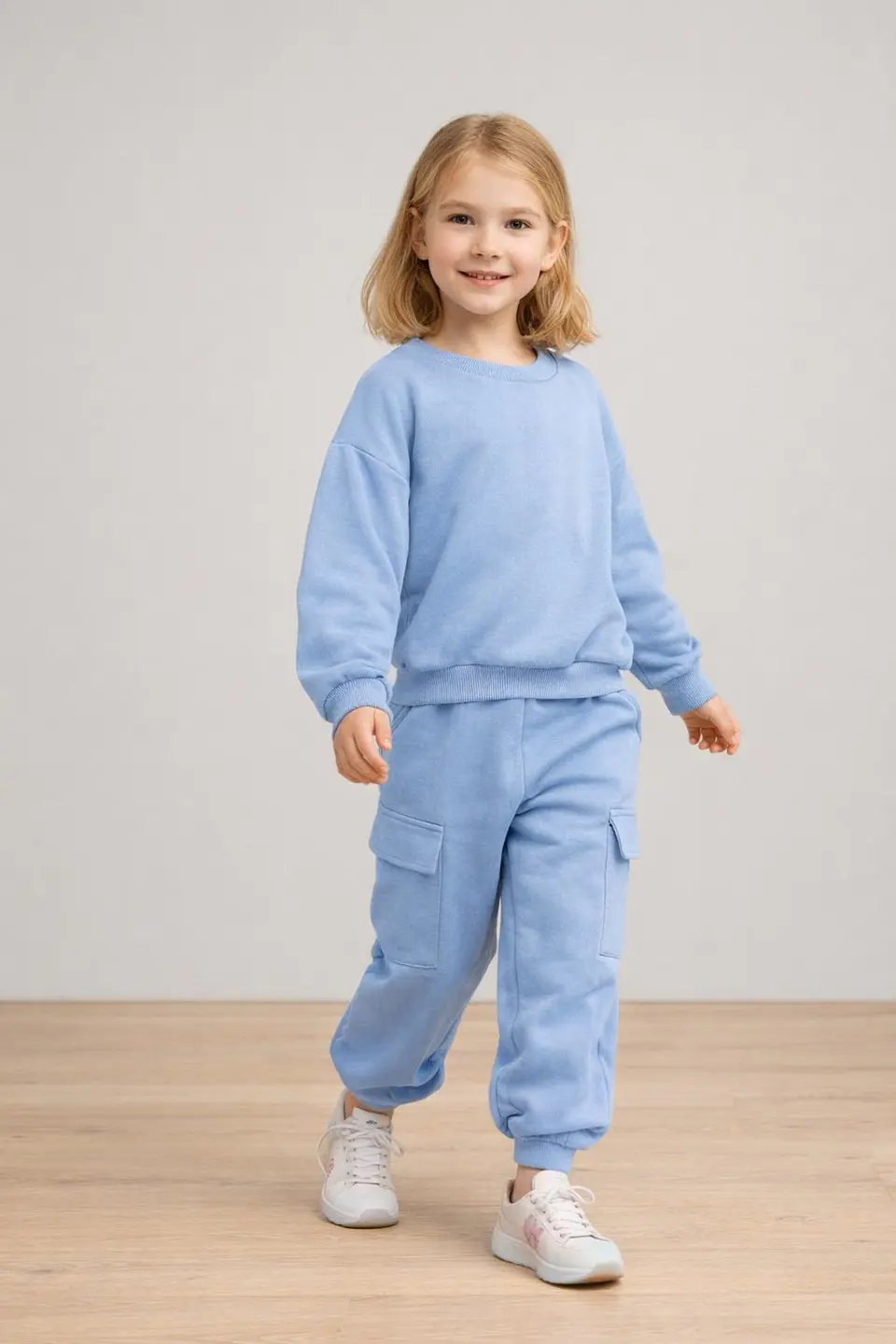 Kids Sweatshirt & Cargo Joggers Sewing Pattern 3