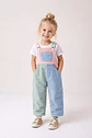 Kids Color Block Overalls Sewing Pattern - thumbnail 2
