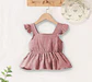 Girls Flutter Sleeve Peplum Top Sewing Pattern - thumbnail 2