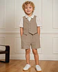 Kids Button Front Vest Sewing Pattern - thumbnail 2