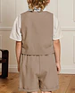 Kids Button Front Vest Sewing Pattern - thumbnail 3