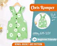 Girls Ruffle Strap Romper Sewing Pattern - thumbnail 1