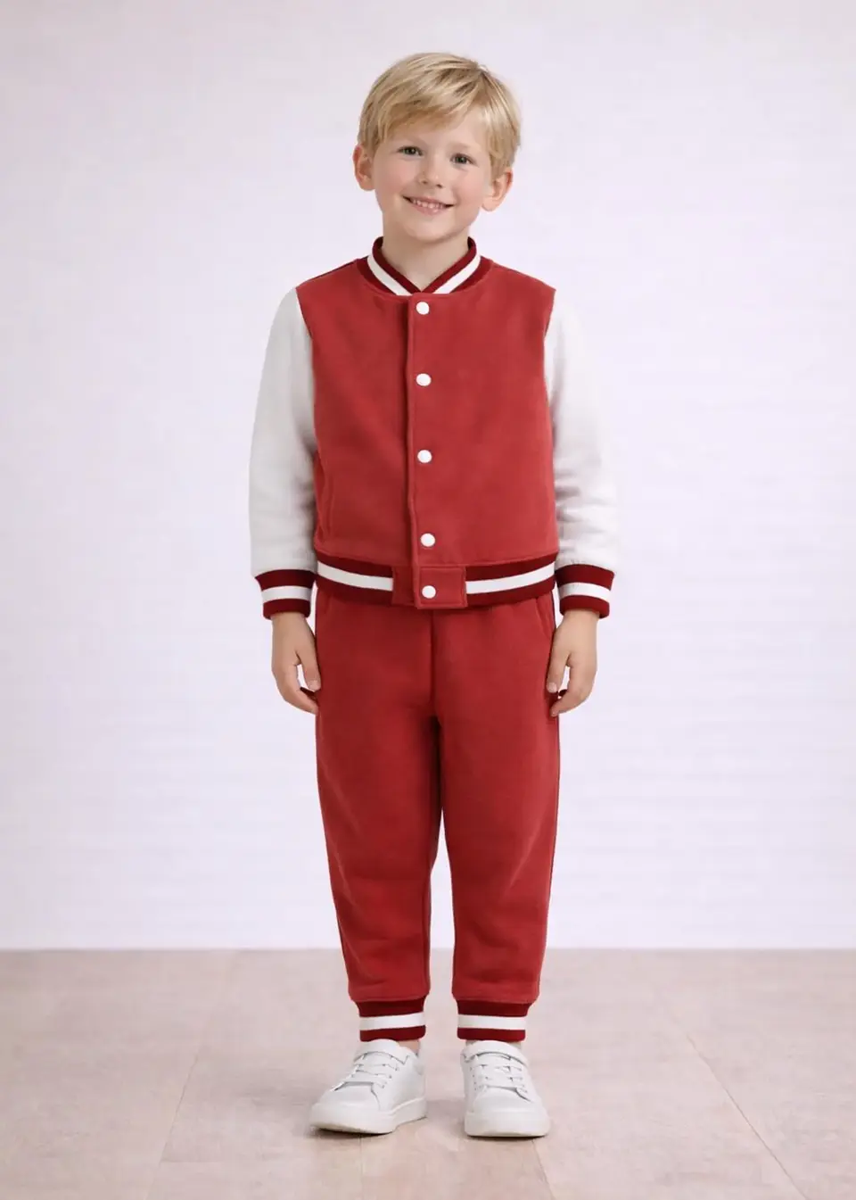 Kids Varsity Jacket & Jogger Pants Sewing Pattern 2