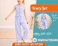 Girls Vest & Wide Leg Pants Sewing Pattern PDF - thumbnail 1