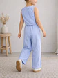 Girls Vest & Wide Leg Pants Sewing Pattern PDF - thumbnail 2