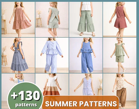 Kids Sewing Patterns Bundle