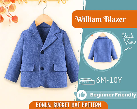 Blazer Sewing Pattern for Kids