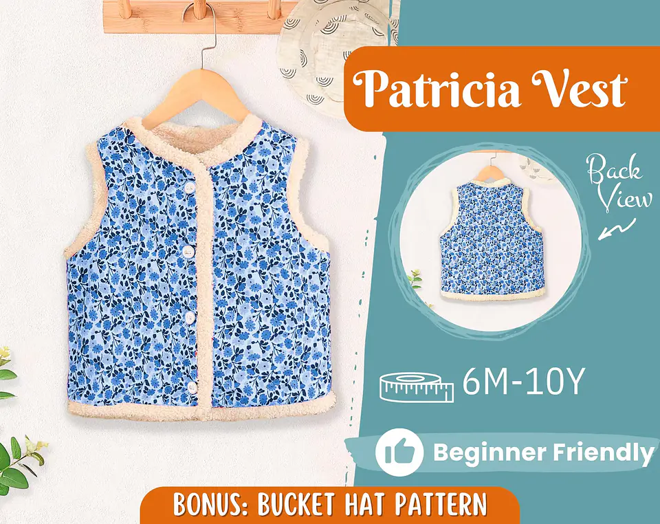 Vest Sewing Pattern for Kids 1
