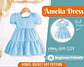 Square Neck Tiered Dress Pattern - thumbnail 1