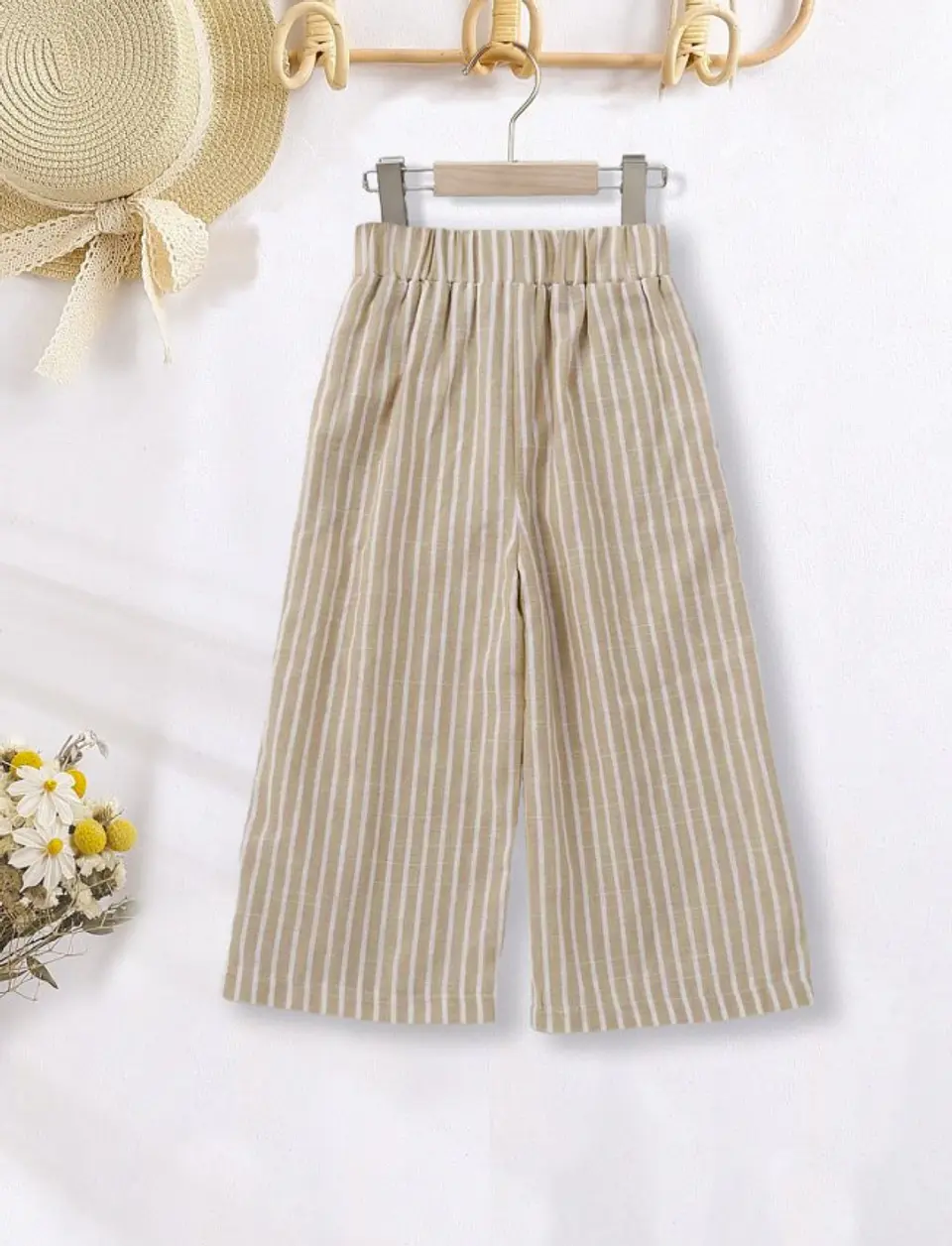 Kids Wide Leg Elastic Waist Pants Sewing Pattern 2