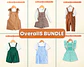 Overalls Bundle Sewing Patterns for Kids PDF - thumbnail 1