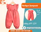 Girls Ruffle Romper Sewing Pattern PDF, Sleeveless Baby Jumpsuit - thumbnail 1