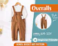 Toddler & Children's Jumpsuit, Overalls Sewing Pattern - thumbnail 1