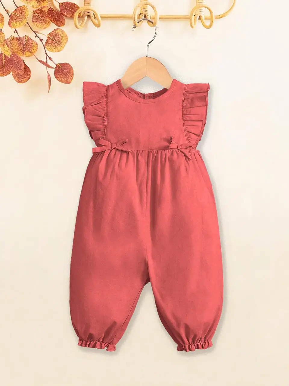 Girls Ruffle Romper Sewing Pattern PDF, Sleeveless Baby Jumpsuit 2