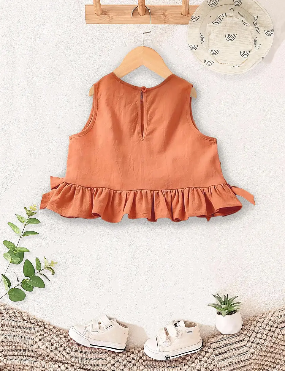 Girls Peplum Top Sewing Pattern 3