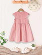 Girls Button Front Sleeveless Peter Pan Collar Dress Sewing Pattern - thumbnail 4