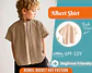 Short Sleeve Button-Up Shirt Mandarin Collar Sewing Pattern - thumbnail 1
