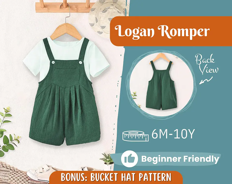 Romper Sewing Pattern for Kids 1