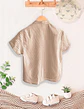 Short Sleeve Button-Up Shirt Mandarin Collar Sewing Pattern - thumbnail 2