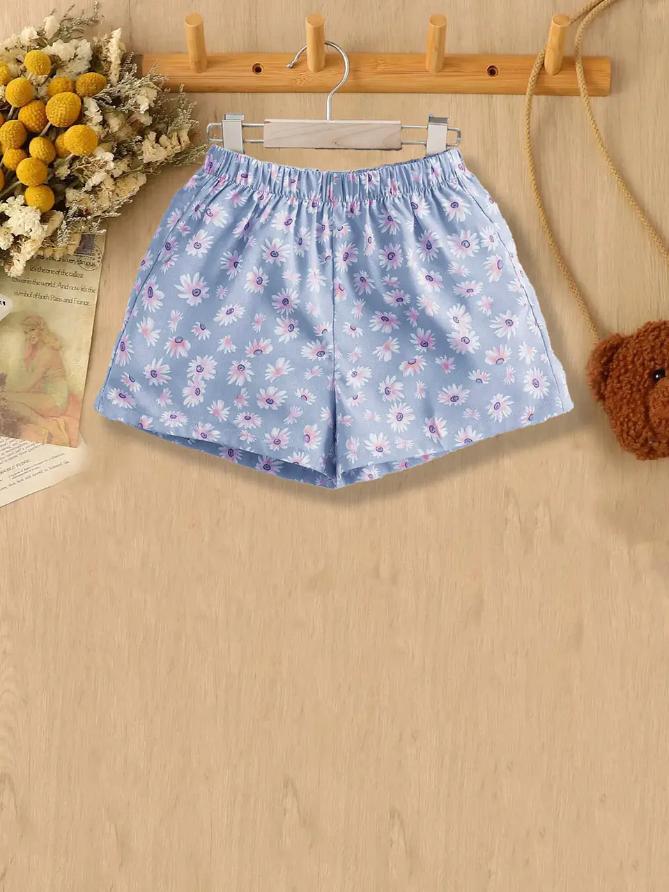 Girls Summer Shorts Elastic Waist Sewing Pattern 2