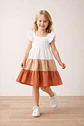 Charming girls' Tiered Dress Sewing Pattern - thumbnail 2
