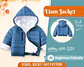Kids Hooded Puffer Jacket Sewing Pattern - thumbnail 1