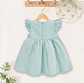 Girls Flutter Sleeve Dress Sewing Pattern - thumbnail 3
