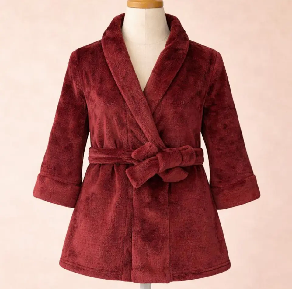 Kids Robe Belted Wrap Sewing Pattern 2
