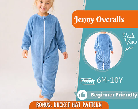 Kids Onesie Sewing Pattern