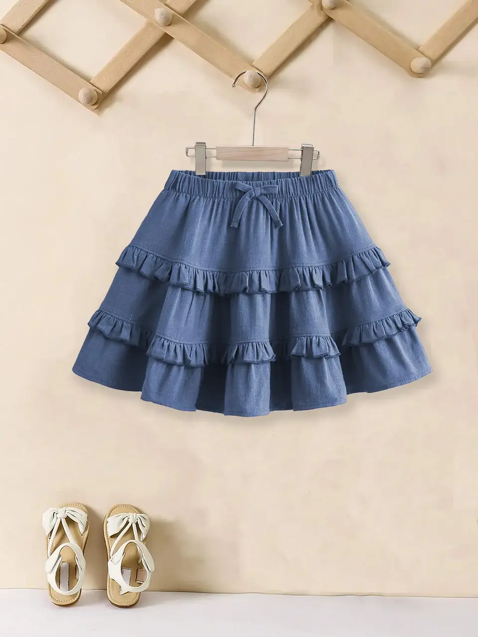 Girls Tiered Ruffle Skirt Sewing Pattern 2