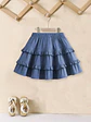 Girls Tiered Ruffle Skirt Sewing Pattern - thumbnail 3