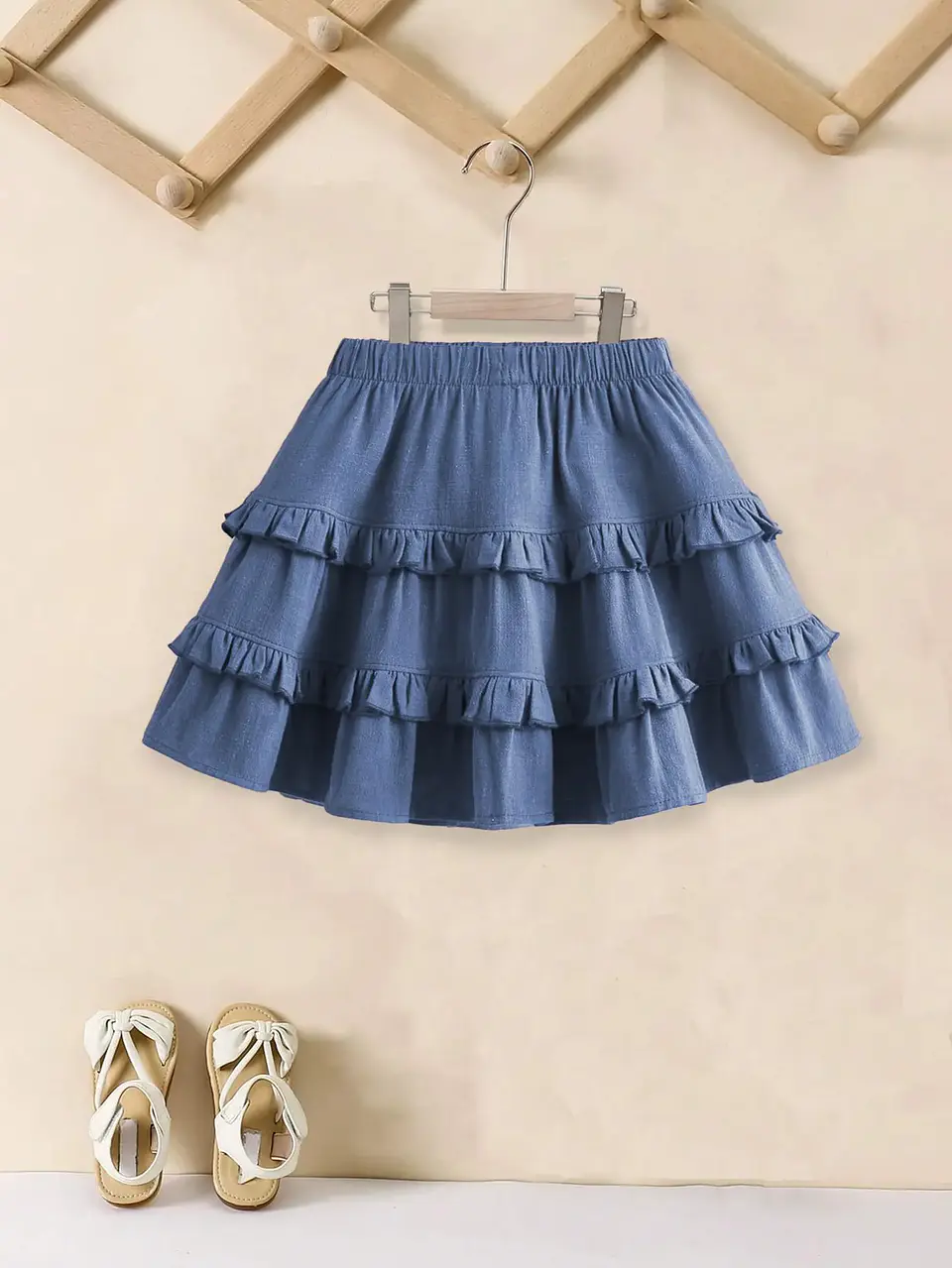Girls Tiered Ruffle Skirt Sewing Pattern 3