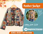 Quilted tie-front closure Jacket Sewing Pattern - thumbnail 1
