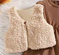 Kids Teddy Fleece Vest Sewing Pattern - thumbnail 2