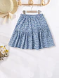 Elastic Waistband and a Gathered Flounce hem Skirt Sewing Pattern - thumbnail 3