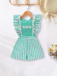 Girls' Flutter Sleeve Short Romper Sewing Pattern - thumbnail 2
