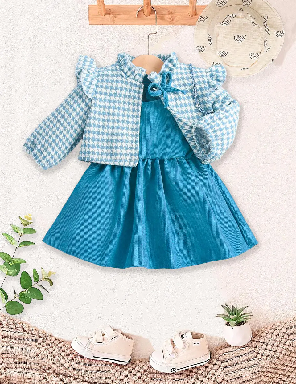 Girls Dress and Jacket Set Sewing Pattern 2