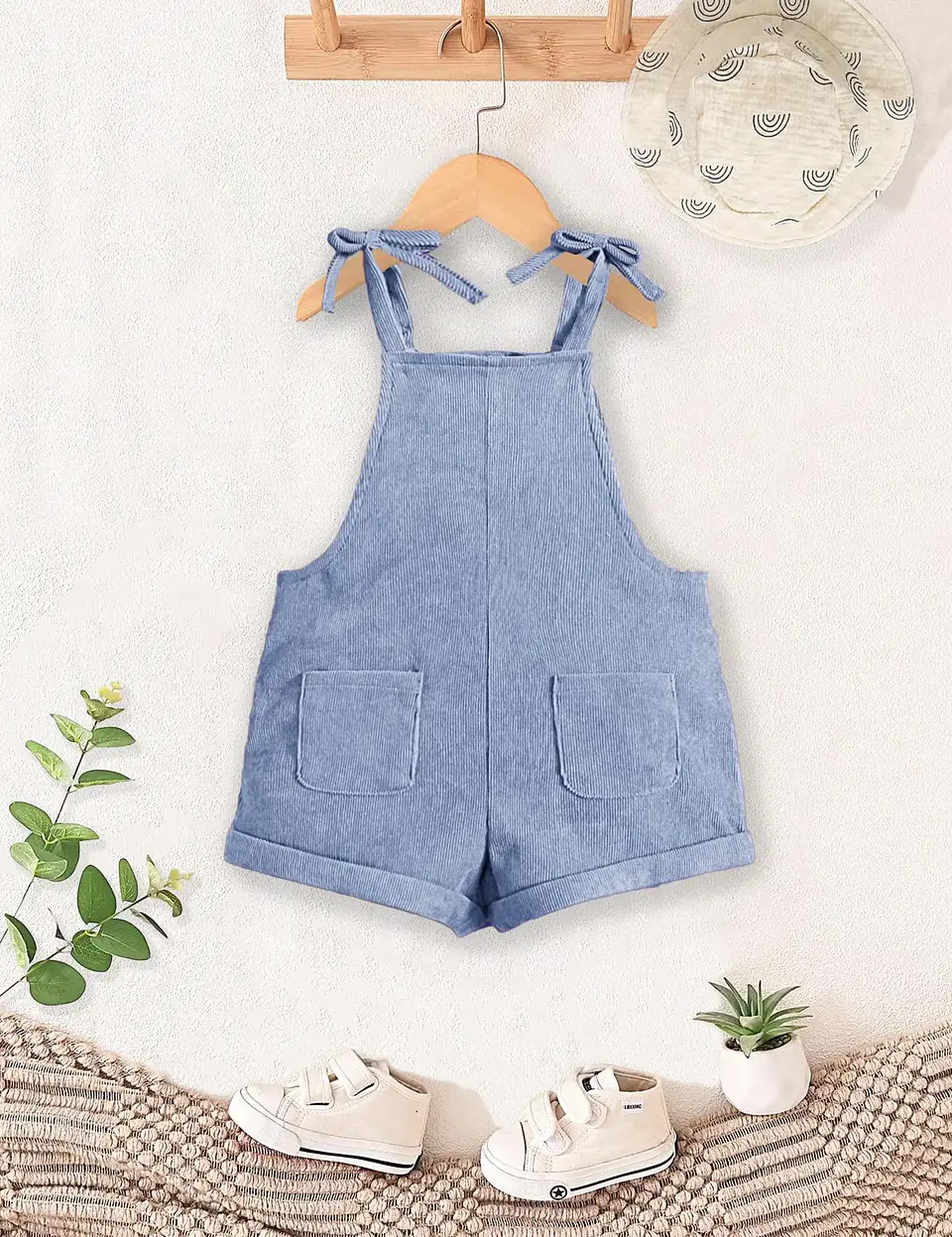 Kids Overall Shorts Sewing Pattern 2