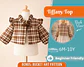 Girls Ruffle Collar blouse Sewing Pattern - thumbnail 1