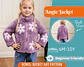 Girls Zip-Up Fleece Jacket Sewing Pattern - thumbnail 1