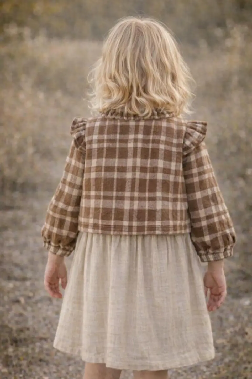 Girls Ruffle Collar blouse Sewing Pattern 4