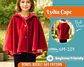 Kids Hooded Cape Sewing Pattern PDF - thumbnail 1