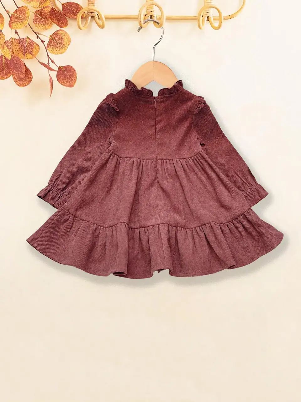 Girls Ruffle Tiered Dress Sewing Pattern 4