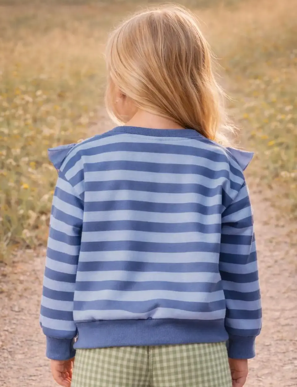 Children's Flutter Ruffle Pullover Sewing Pattern 2