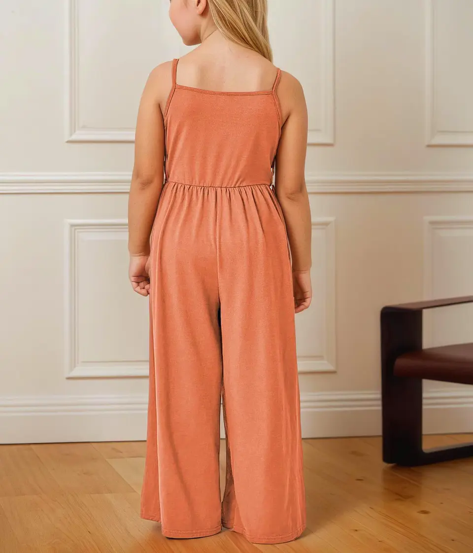 Girls Wide Leg Jumpsuit Sewing Pattern 2