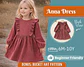 Girls Ruffle Yoke Dress Sewing Pattern - thumbnail 1
