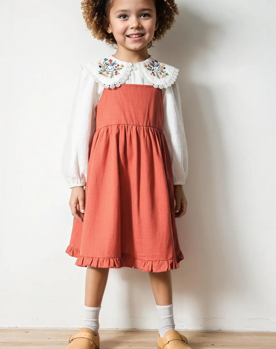 Girl Dress Sewing Pattern, Toddlers Pattern 5