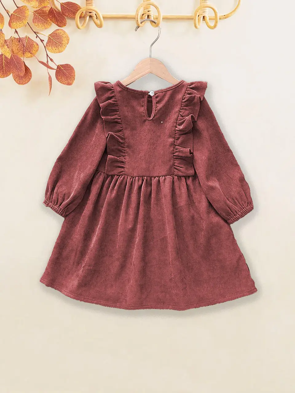 Girls Ruffle Yoke Dress Sewing Pattern 2